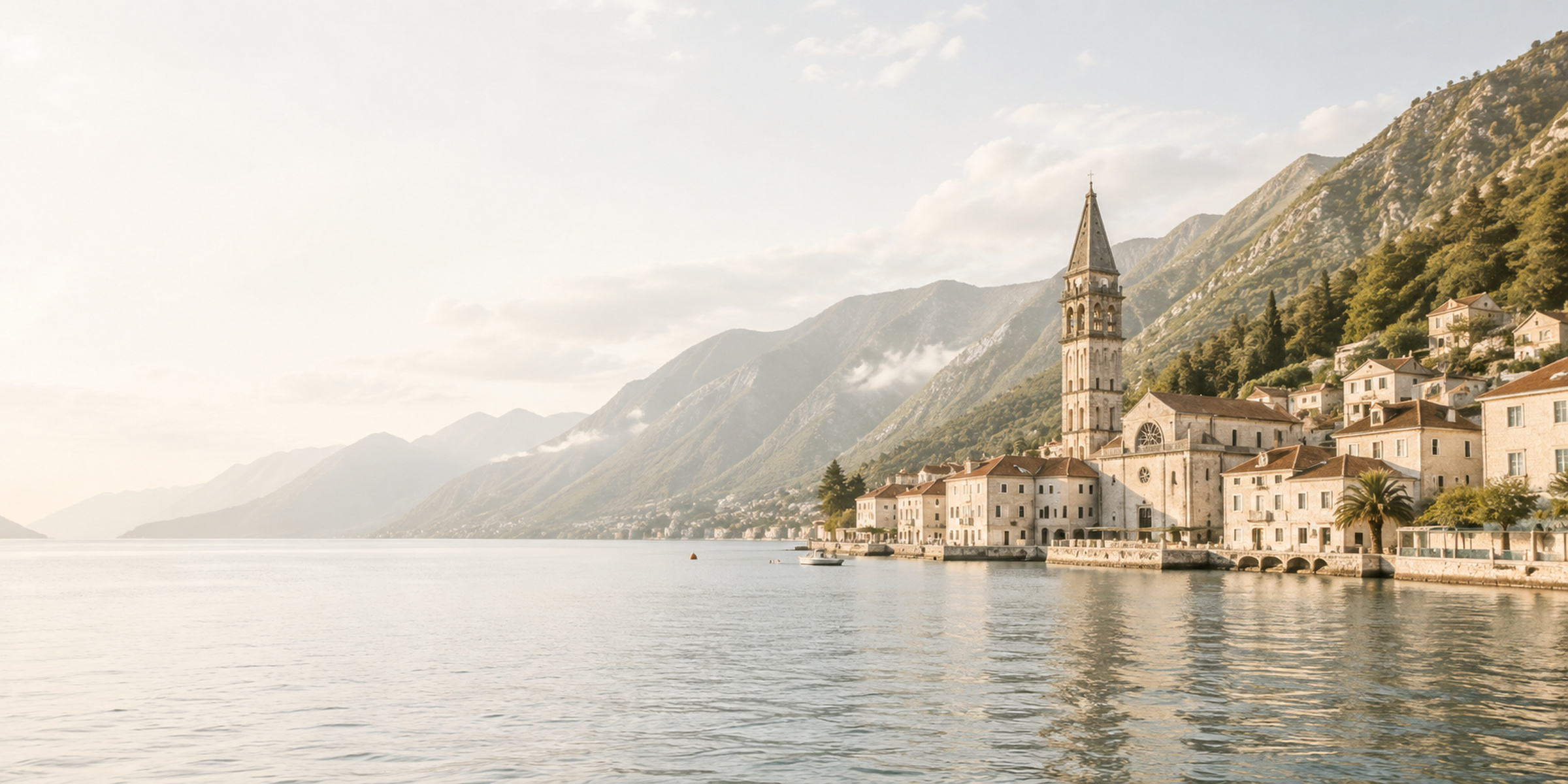 Perast on the Bay of Kotor, Montenegro
